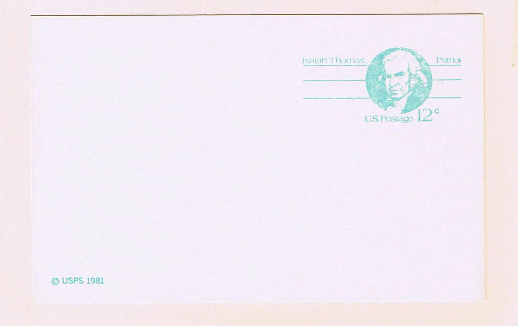 # UX89 Isaiah Thomas - Postal Card