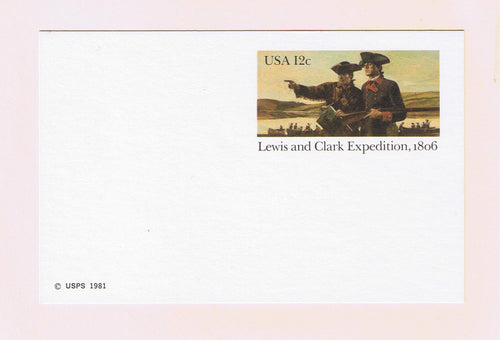 # UX91 Lewis & Clark - Postal Card