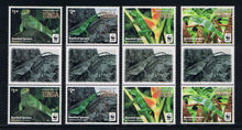 2016 - WWF Banded Iguana Complete Image Gutter Pairs