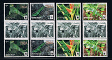 2016 - WWF Banded Iguana Complete Image Gutter Pairs