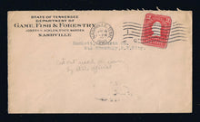 # U395 - Tenn. State Official Cover - Illegal Usage